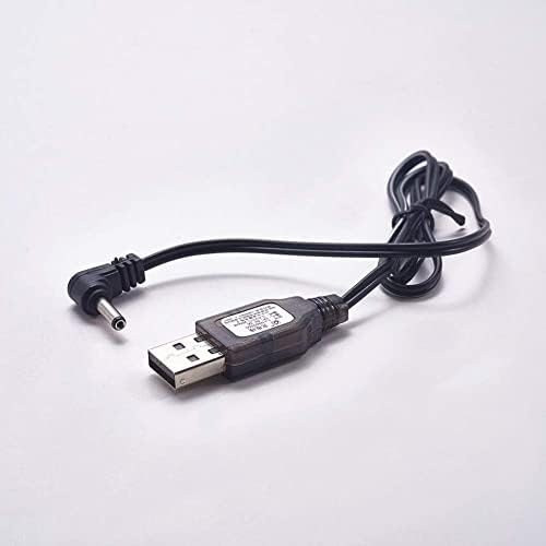 FILECT 1PCS 3.5 Cabo de carregador USB do cotovelo 3.6V 250mA Saída Ni-CD Ni-MH