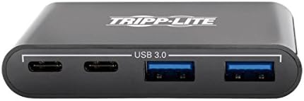 Tripp Lite USB C Conversor adaptador portátil W 2x Tipo C & 2x USB-A Thunderbolt 3 USB-C preto