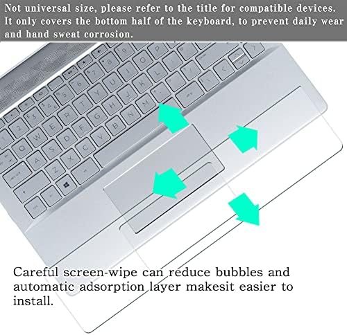Protetor de filme de pacote Puccy 2, compatível com Toshiba Dynabook GZ/HVL 13.3 Laptop TPU teclado Touchpad Trackpad Guarda de capa de guarda