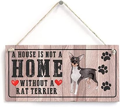 Amantes de cães citação sinalização cão pastor Uma casa não é uma casa sem um cachorro Funny Wood Dog Sign Dog Memorial Placa Rústico