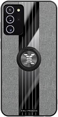 Coldre de proteção compatível com a caixa do Samsung Galaxy Note20, com estojo magnético de 360 ​​° de kickstand, estojo