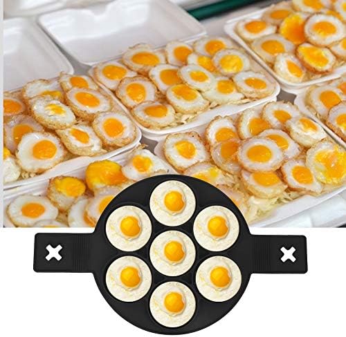 1pcs ovo fabricante de panquecas molde de silicone antiaderente ferramentas de cozinha diy biscoitos biscoitos de bolo de bolo de bolo, com alças duplas