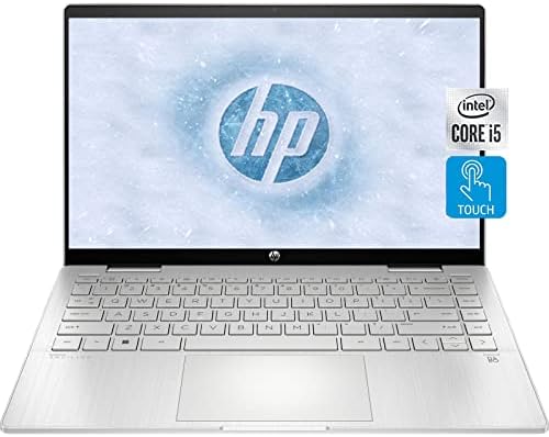 HP 2023 Laptop HP 2023 Pavilhão X360, tela de toque IPS de 2 em 1 em 1 polegadas, 10 core Intel Core i5-1235U, RAM de 8 GB, 512 GB de