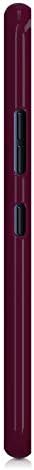 Case Kwmobile Compatível com LG G8X ThinQ Case - Tuba de silicone TPU protetora suave e suave - Bordeaux Violet
