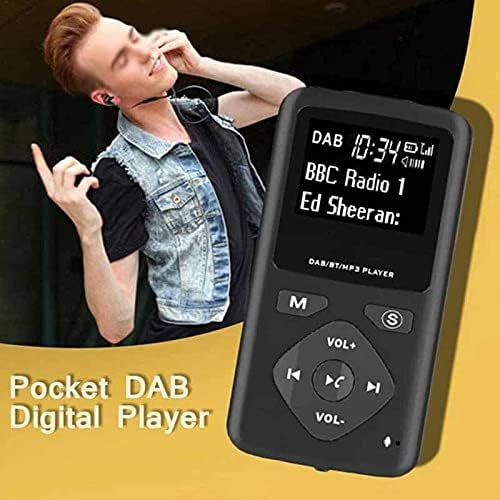 LMMDDP Radio Radio Dab Radio Dab/Dab Digital Radio 4.0 Pocket Pocket FM Mini portátil Micro-USB para casa