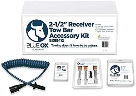 Ox Blue BX88412 2-1/2 Kit de acessórios para barra de reboque do receptor