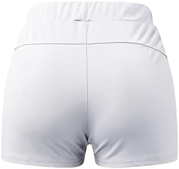 Shorts femininos de zpervoba com bolsos ativos com bolsos shorts executando shorts esportivos shorts atléticos calças standex shorts mulheres