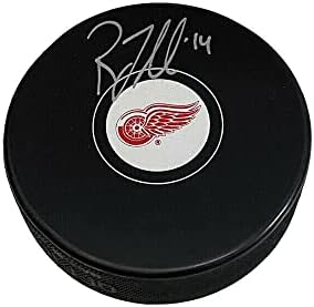 Robby Fabbri assinou Detroit Red Wings Puck - Pucks autografados da NHL