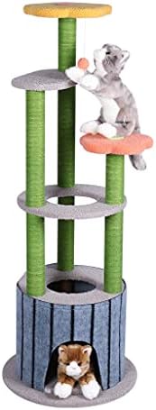 WZHSDKL GATS ESCRAÇO DE ESCRADA COM RAÇO POST POST CATOS FONITOS Toys Cats Tower Tower Jump Proteção de móveis para gatos gatinhos animais de estimação