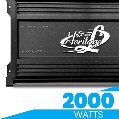 Lanzar HTG447 2.000 watts de amplificador MOSFET de 4 canais