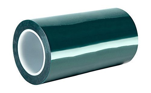 Taquecase M-27 x 72yd Poliéster verde/fita adesiva de silicone, 72 jardas de comprimento, 27 de largura