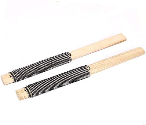 X-Dree 21,5 cm de comprimento de madeira de aço Ferramenta de reparo de arquivos de corte de arame de aço 2pcs (21,5 cm de largo manga