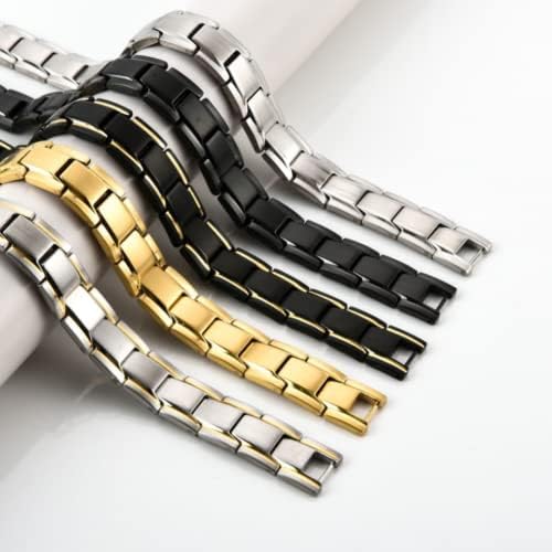 Bracelets magnéticos de Vicmag para homens Bracelet Jewelry Gift com ferramenta de ajuste terapia de campo magnético de saúde