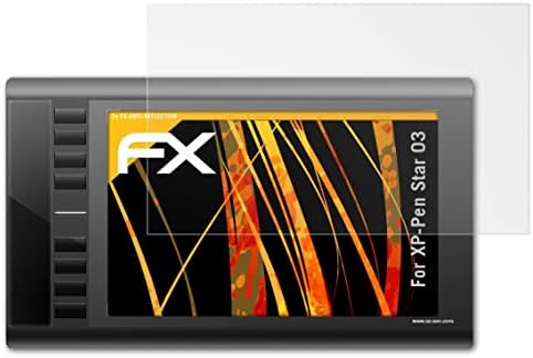 Protetor de tela AtFolix compatível com XP-Pen Star 03 Filme de proteção à tela, filme de protetor FX anti-reflexivo e que absorve