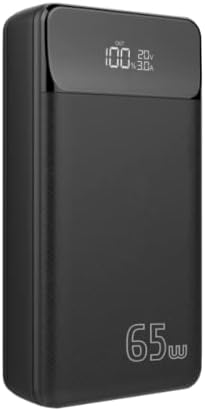 Banco de potência de ondas de caixa compatível com o OnePlus 11 5G - Rejuva 65W PD Pack Pack, Banco de Energia PD de 65W de alta capacidade para OnePlus 11 5G - Jet Black