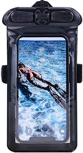 VAXSON Telefone Case Black, compatível com Powkiddy Black Lion X18 Bolsa à prova d'água [Not Screen Protector Film]