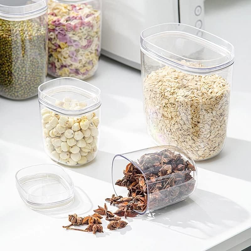 Jahh Food Storage Kitchen Contêiner Caixa de plástico para cereais a granel Organizador de cozinha