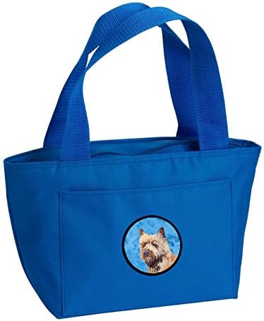 Tesouros de Caroline LH9365BU-8808 Blue Terrier Lunchag Saco, lancheira reutilizável isolável para o escritório