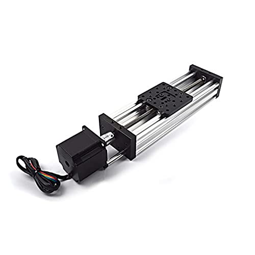 Mssoomm C Channel U Tipo 4080 Rail linear L: 102,36 polegadas / 2600mm Perfil de extrusão de alumínio Europeu Padrão Anodizedsleek Prata Linear Linear Guia de Rail para impressora 3D e Kit CNC DIY Conjunto, 1PCS