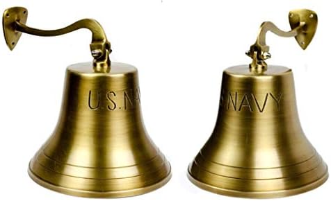 10 Montado na parede US Navy Navio Bell Alumínio Decoração Náutica de Casa Rússica Vintage Decoração de Casa Presentes