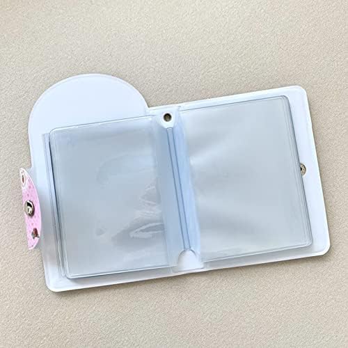 Vearear Picture Álbum 20 Pockets Square Hollow Idol Star Photo Storage Book Storing