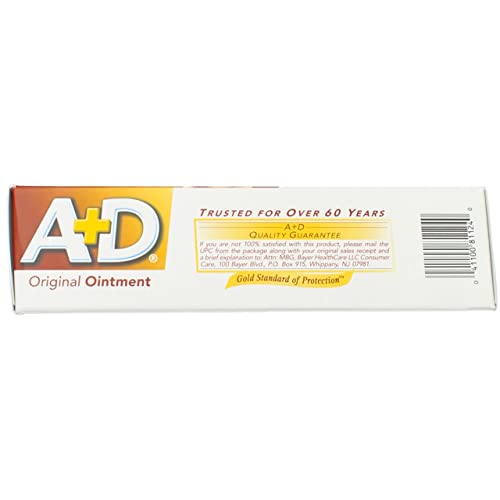 A&D fralda de pomada de pomada de pele Original - 4 oz, pacote de 6
