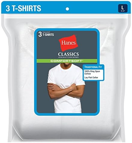 Hanes Ultimate Men's Control Crew pescoço de camisa de camiseta disponível