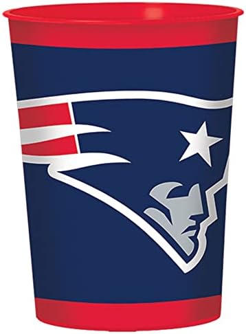 AMScan New England Patriots Favor Cup - 16 onças. , 1 pc.
