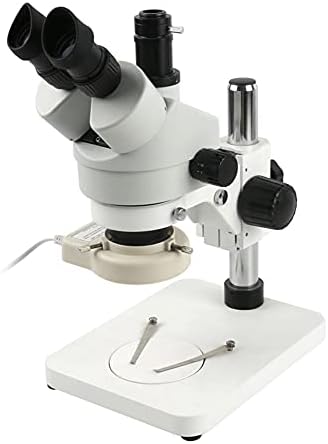 CZDYUF Industrial Trinocular Estéreo Microscópio Gréia do Zoom Contínuo 7x - 45x Para Reparação de PCB de telefone de laboratório Soldagem