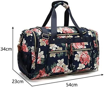N/A Gym Canvas Bag Viaje ao ar livre Bolsa de listras esportivas Bolsa de bagagem de bagagem masculina Mensageiro de roupas
