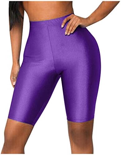 Roupas de maternidade snksdgm para mulheres calças ioga leggings esportivos elásticos da cintura casual de alta moda Bike short calças