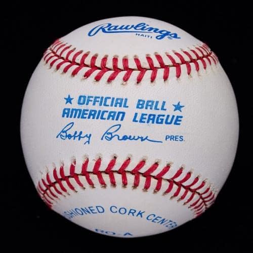 Mickey Mantle assinou autografado oal beisebol Yankees JSA classificado 8 - Bolalls autografados