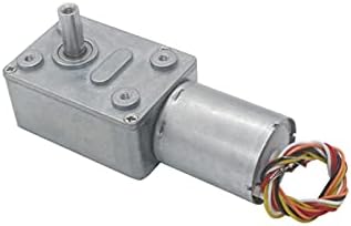 Motor DC DIY 12V 24V Motor DC de engrenagem de minhocas sem escova com codificador Motor de engrenagem BLDC ajustável: