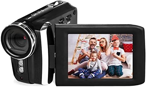Câmera de vídeo Câmeras de Camcorders FHD 1080p 24,0mp 2,8 polegadas LCD 270 graus Tela rotativa 8x Câmera de zoom digital Vlogging