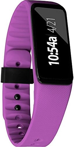3Plus 70217 Swipe C Atividade Tracker Bluetooth SmartWatch/pulseira com notificação de chamada e texto, roxo