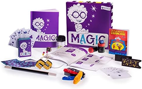 Abra o Joy Magic Activity Kit - Truques de mágica para iniciantes - Melhor conjunto de magia com varinha mágica, truques