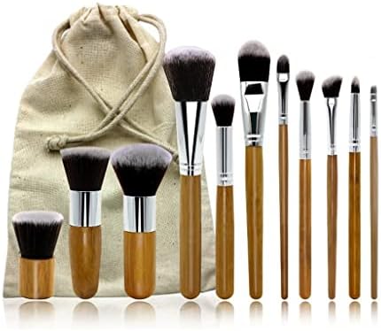 Renslat 11 PCs/conjunto de pincéis de maquiagem Definir Kit Sombras de Eyeshadow Busher Bush Bush Foundation Brushes Cosmetic Ferramentas de beleza