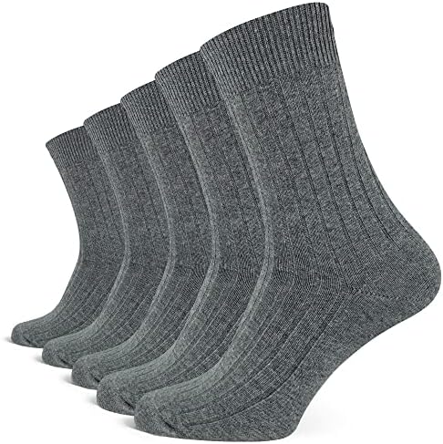 Aniler 5 pares de meias de algodão masculina durante toda a estação Sworting Wicking Control de controle de umidade de meias