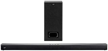 MONOPRICE SB-200SW Premium Slim Soundbar com subwoofer sem fio HDMI Arc, Bluetooth, Optical e Coax