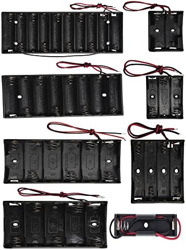 Aa Battery Case Titular, Circuito de Circuito da Série de 8pcs 1.5v