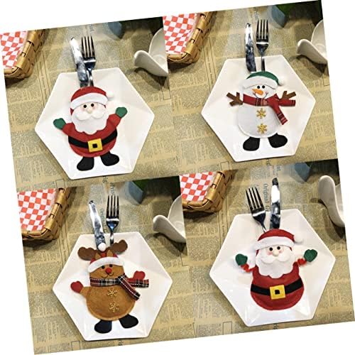 PretyZoom 6pcs Decorações Decorações de cozinha e bolsa Mesa de Natal Festa de festas de casamento de casas de mesa de mesa de mesa