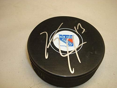 Kevin Hayes contratou o hóquei do New York Rangers autografado 1b - Pucks autografados da NHL