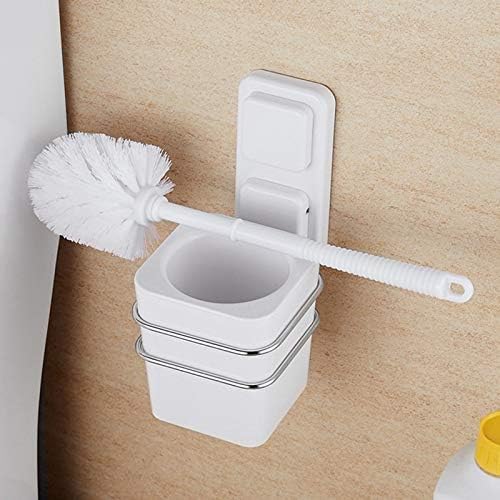 Pincel de vaso sanitário jf-xuan conjunto de aço inoxidável punção livre higineses limpa pincel de escova de vaso sanitário pincel