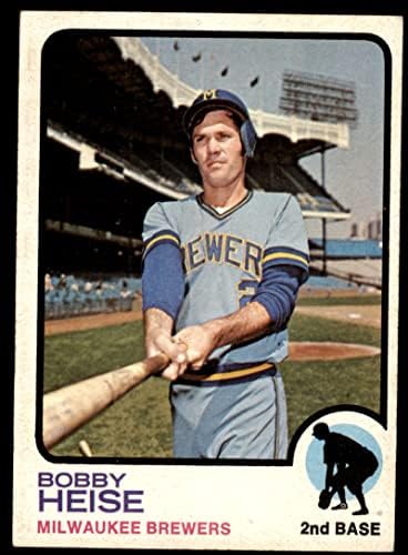 1973 Topps 547 Bob Heise Milwaukee Brewers ex