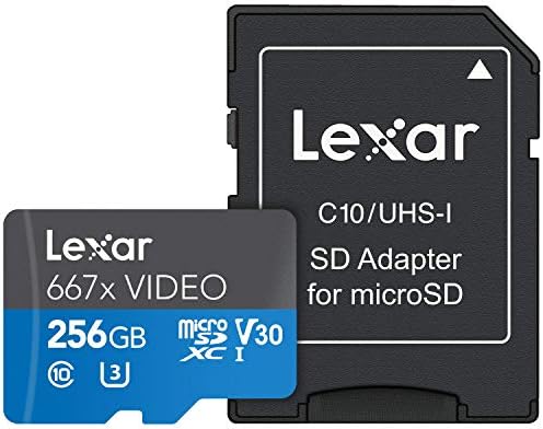 LEXAR PROFISSIONAL 667X VÍDEO 256GB MICROSDXC UHS-I CARD