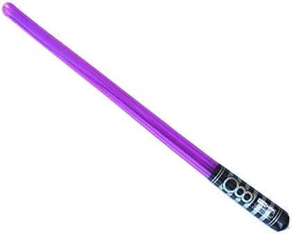 Megasumer Pack de 8 brinquedos infláveis ​​de espada de sabre leve - 8 sabres de luz roxos - Ótimo para festas e favores