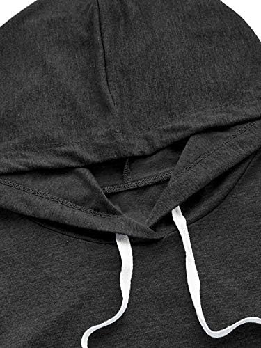 Sweatyrocks feminino de verão sem mangas de camiseta com tanques com capuz para exercícios atléticos relaxados respiráveis