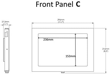 Tabcare Locking Anti-Bout Security Metal Case para Dragon Touch 10 Tablet suporta vesa, montagem na parede