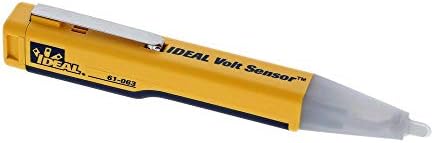 Ideal Industries Inc. 61-025 VOLT Ciente do testador de tensão sem contato, teste de tensão claro e compacto, CATIV para