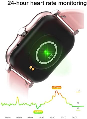 Byikun Smart Watch que pode ligar e enviar texto, Multifuncional 1,7 '' IPS Monitoramento de saúde Touch Screen Remote Tiro